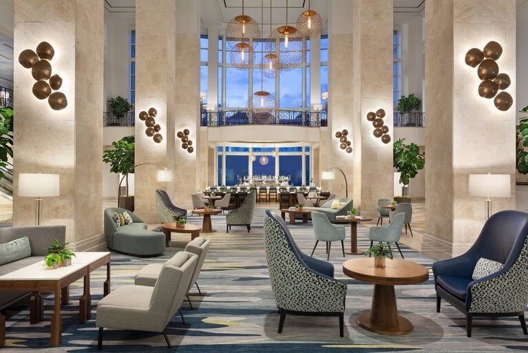 Tampa Marriott lobby photo